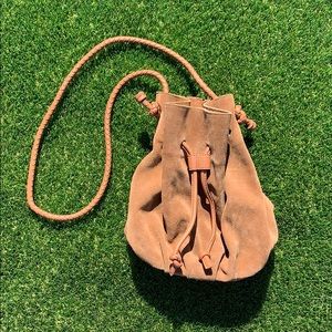 ZARA Faux Leather Bucket Bag